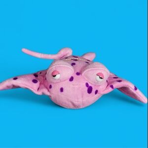 Pink Bahamas Stingray Plush Stuffed Animal 16"